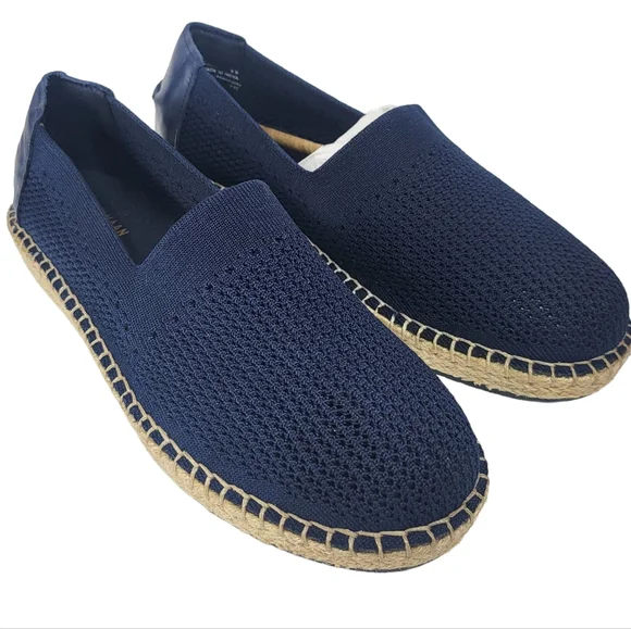 Cole Haan Cloudfeel Stitchlite Espadrille Marine Blue Knit - Picture 6 of 8